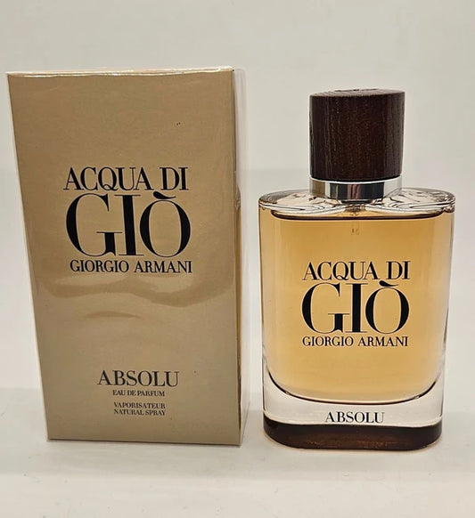 Giorgio Armani Acqua di Giò Absolu EDP for Men 2.5 oz / 75 mL – New & Sealed