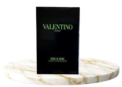 Valentino Uomo Born In Roma Green Stravaganza EDT Spray for Men 3.4 oz / 100 mL