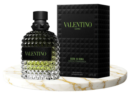 Valentino Uomo Born In Roma Green Stravaganza EDT Spray for Men 3.4 oz / 100 mL