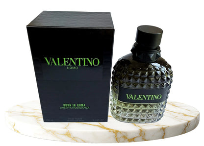 Valentino Uomo Born In Roma Green Stravaganza EDT Spray for Men 3.4 oz / 100 mL
